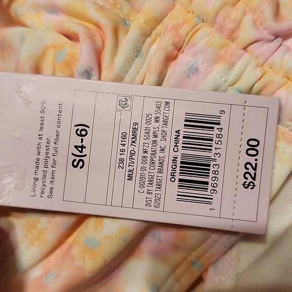 NWT Womens Wild Fable LongLine Halter Bikini Top. Size XL - Picture 5 of 7